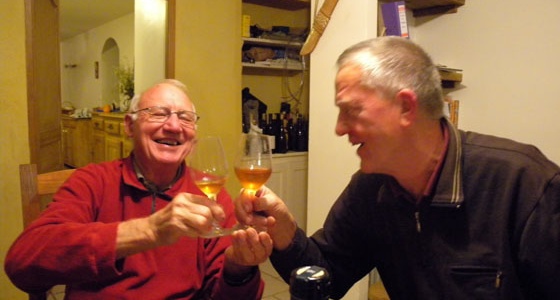 Soirée chez Anne et Emmanuelle Houillon