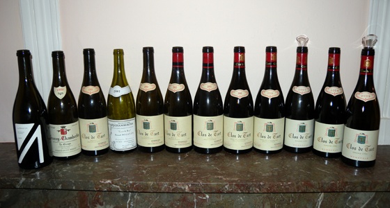 Verticale de Clos de Tart 1999 – 2009