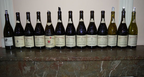 Verticale du Château de Beaucastel