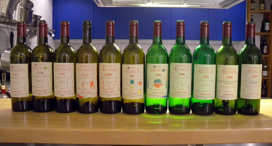 Verticale du Domaine Trévallon