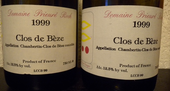 Quelques autres bouteilles bues par Laurent 2ème trimestre 2010