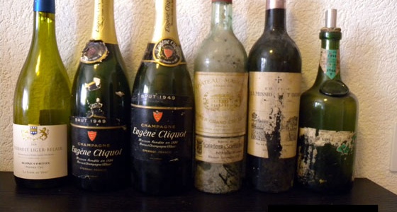 Soirée entre amis avec de vieux millésimes