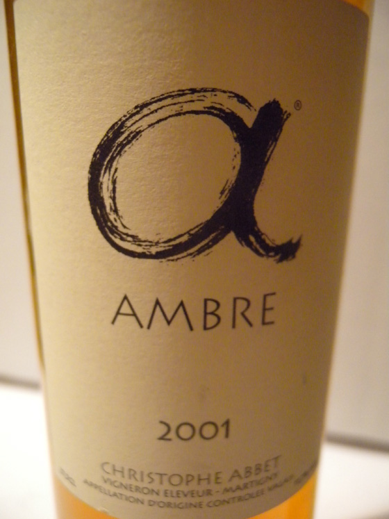 Ambre 2001 de Christophe Abbet