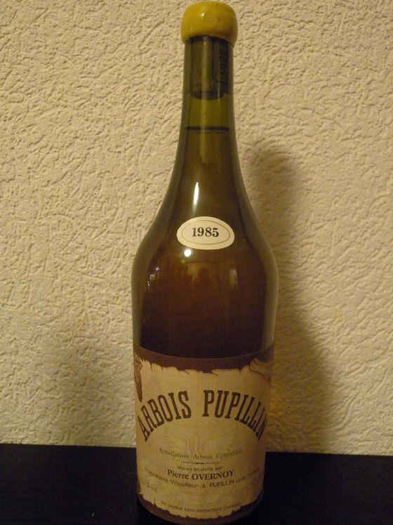 Arbois Pupillin Savagnin Ouillé 1985 de Pierre Overnoy