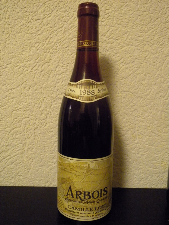 Arbois Rouge Cuvée St Paul 1988 de Camille Loye
