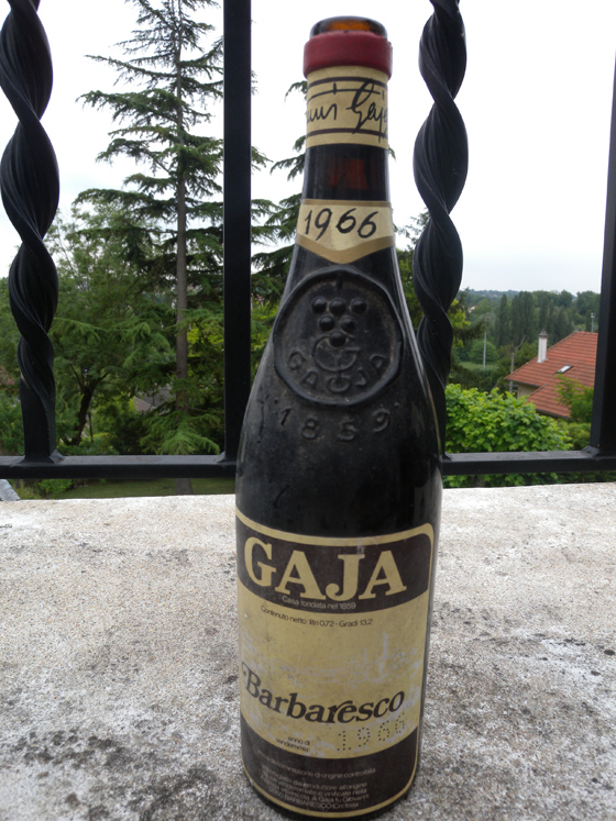 Barbaresco Gaja 1966 2ème bouteille