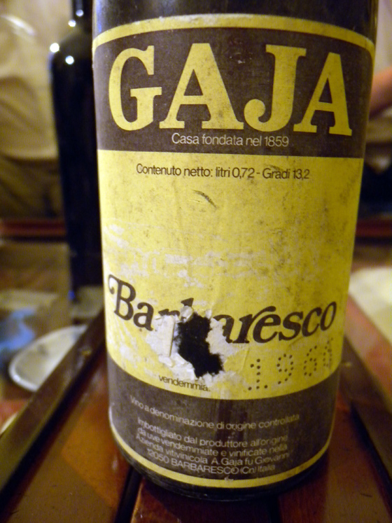 Barbaresco Gaja 1966