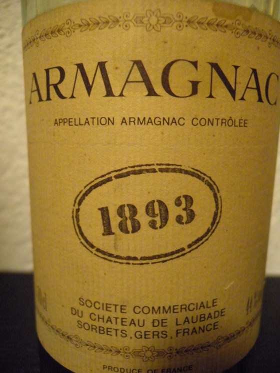 Bas-armagnac de Laubade 1893