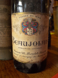 Beaujolais 1959  de la maison Doudet-Naudin