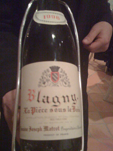 Blagny La Pièce sous le bois 1996