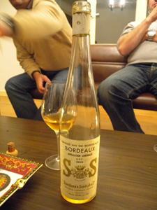 Bordeaux blanc sec S&S 1966 de Schröder & Schyler