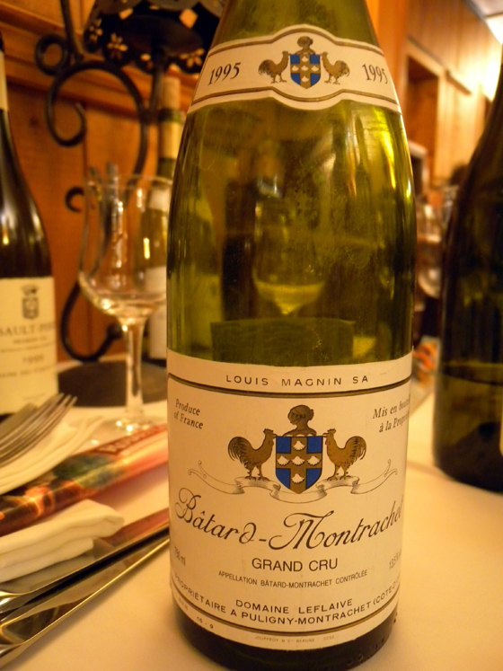 Bâtard-Montrachet 1995 Grand Cru du Domaine Leflaive