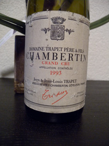 Chambertin Grand Cru 1993 du Domaine Trapet