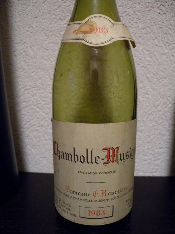 Chambolle-Musigny 1983 de G