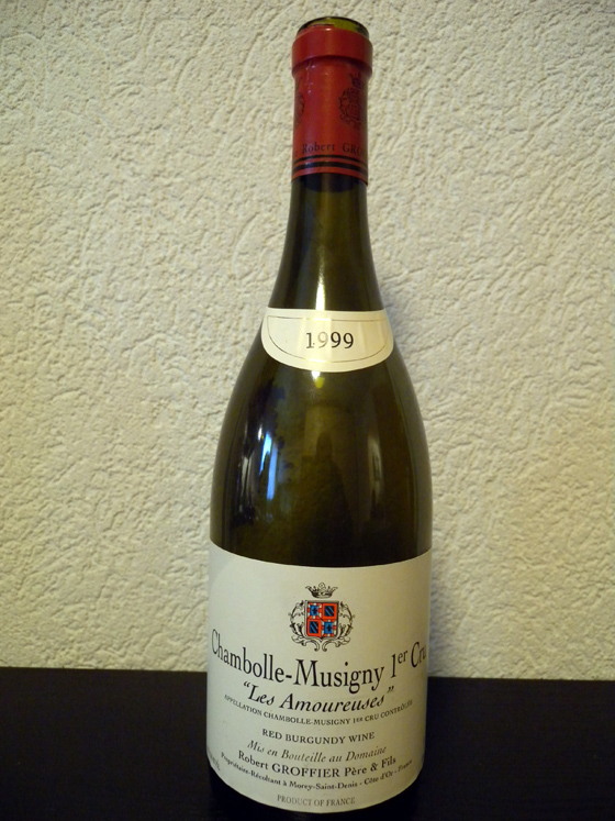 Chambolle-Musigny Les Amoureuses 1999 de Groffier