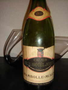 Chambolle-Musigny caves du Vieil Hôtel Jobert 1966