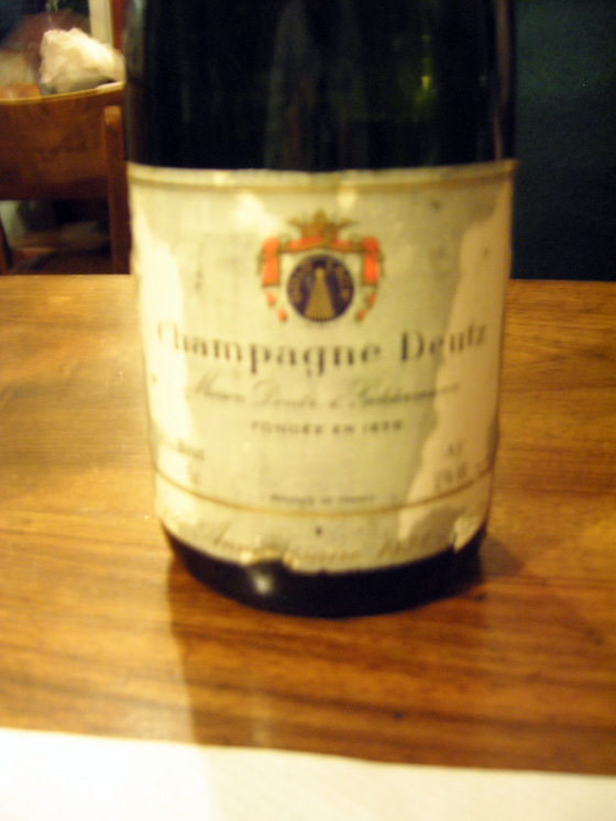 Champage Deutz cuvée du 150ème