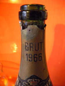 Champagne A de Bourbon Parme brut 1966 bis