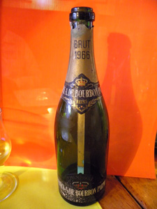 Champagne A de Bourbon Parme brut 1966