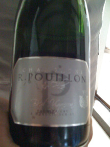 Champagne Pouillon 1ère bouteille