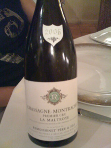 Chassagne-Montrachet 1er cru La Maltroye 2006 de Remoissenet Père & Fils