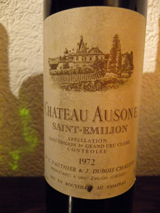 Château Ausone 1972