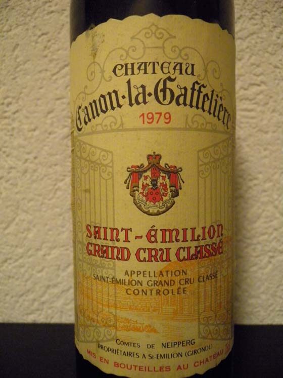 Château Canon la Gaffelière 1979