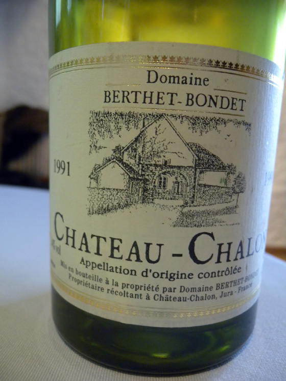 Château-Chalon 1991 du Domaine Berthet-Bondet