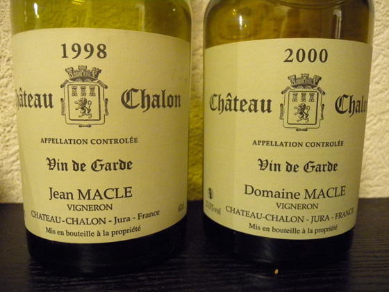 Château Chalon 1998 & 2000 de Jean Macle