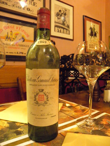 Château Gruaud Larose1949 la bouteille