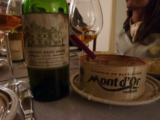 Château Haut-Brion blanc 1970 avec son Mont d'Or