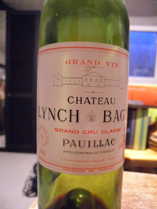 Château Lynch Bages 1981