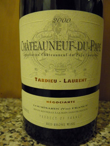 Château Neuf du Pape Laurent Tardieu 2000