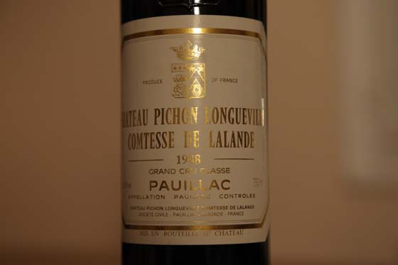 Château Pichon-Longueville 1988