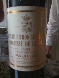 Château Pichon Longueville Comtesse de Lalande 1988