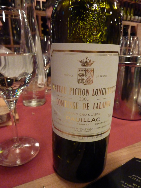 Château Pichon Longueville Comtesse de Lalande 2001