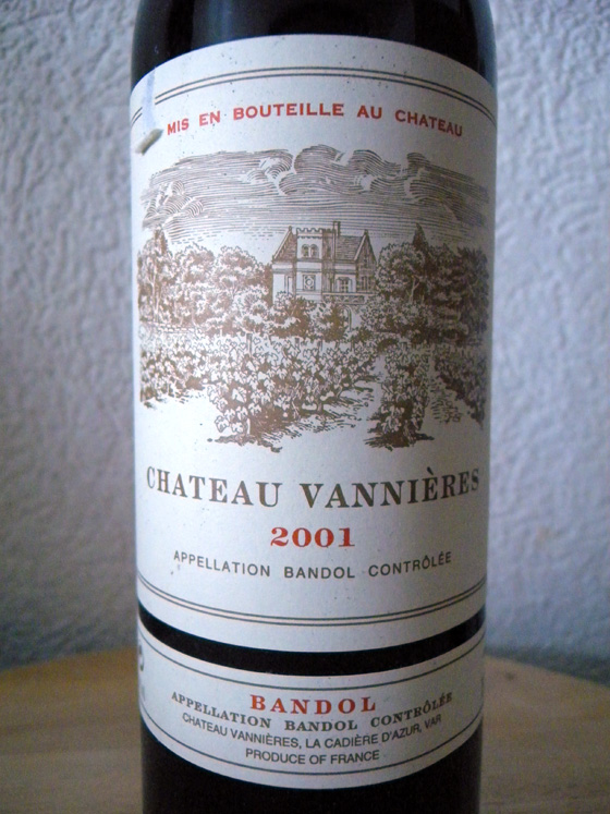 Château Vannières 2001