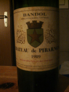 Château de Pibarnon 1989