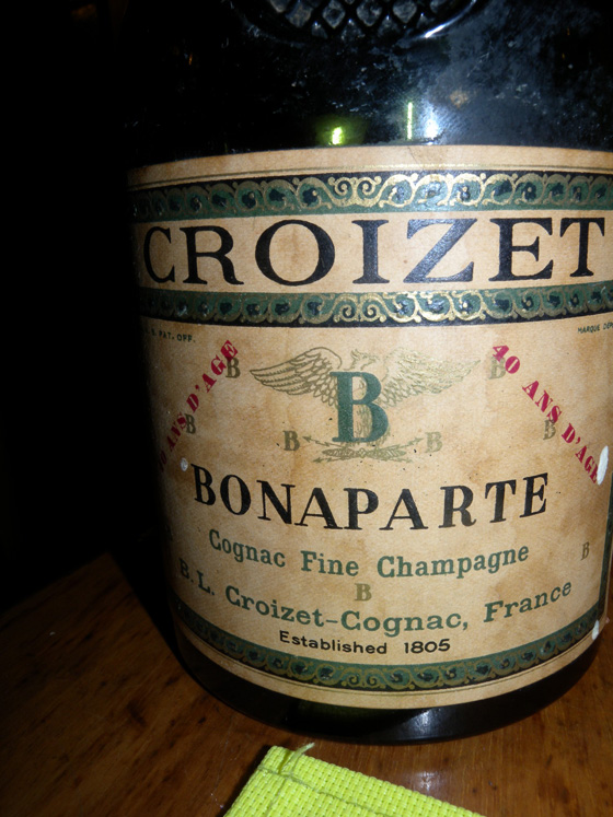 Cognac Fine champagne Bonaparte de Croizet 40 ans d'âge