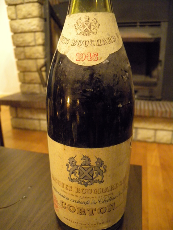 Corton 1945 de Jacques Bouchard