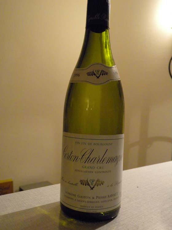 Corton-Charlemagne Grand Cru 1996 Domaine Gaston & Ravaut