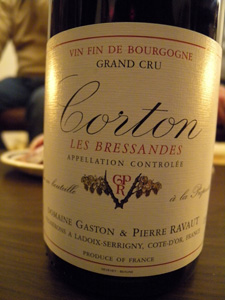 Corton Grand Cru Les Bressandes du Domaine Gaston & Pierre Ravaut 2005 bis