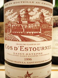 Cos d'Estournel 1996