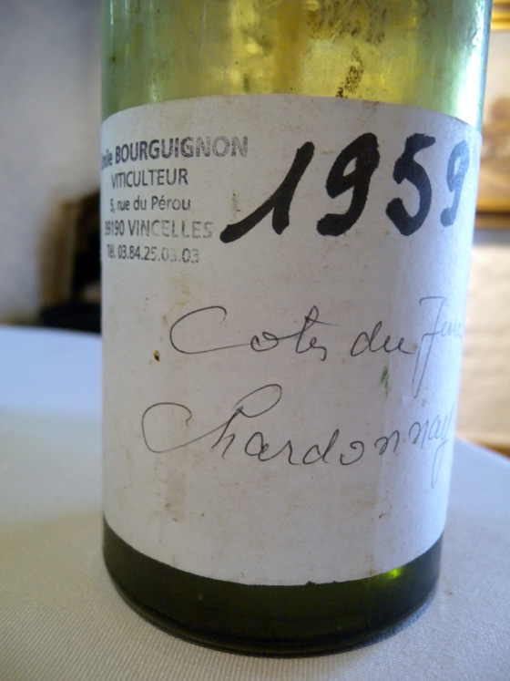 Côtes du Jura Blanc 1959 d'Emile Bourguignon