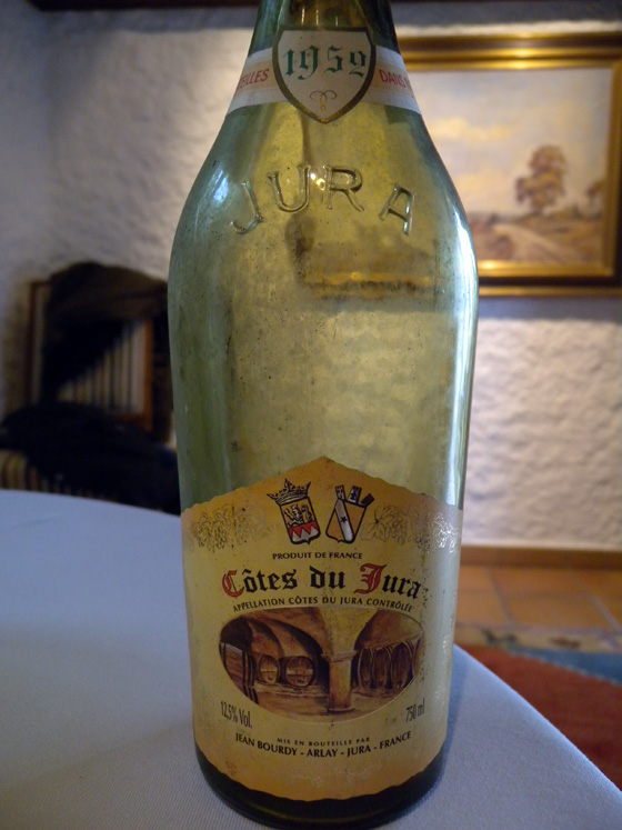 Côtes du Jura Rouge 1952 de Jean Bourdy