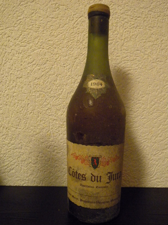 Côtes du Jura blanc 1964 de Marcel Blanchard