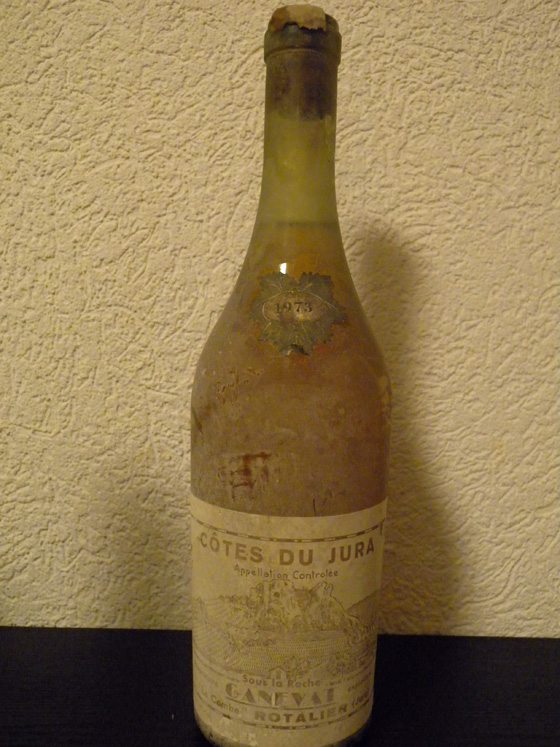 Côtes du Jura blanc sous la Roche 1973 de Ganevat