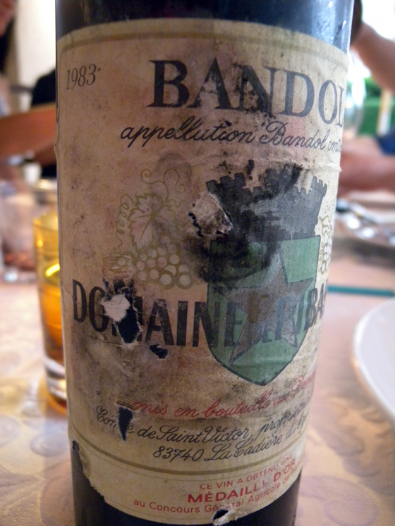 Domaine de Pibarnon 1983