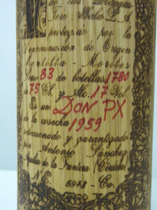 Don Px 1959 Bodegas Toro Alba étiquette