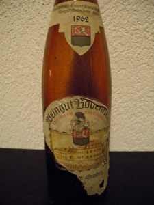Eiswein  Steinberg 1962 de Weingut gros plan